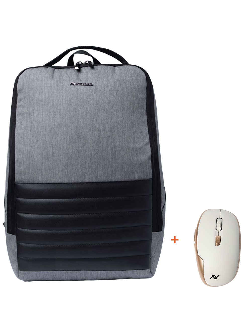 شنطة لافينتو 15.6 بوصة مبطنة ضد الصدمات ومقاومة للماء مع ماوس هدية. L’avvento laptop bag 15.6", waterproof, padded, with free mouse.