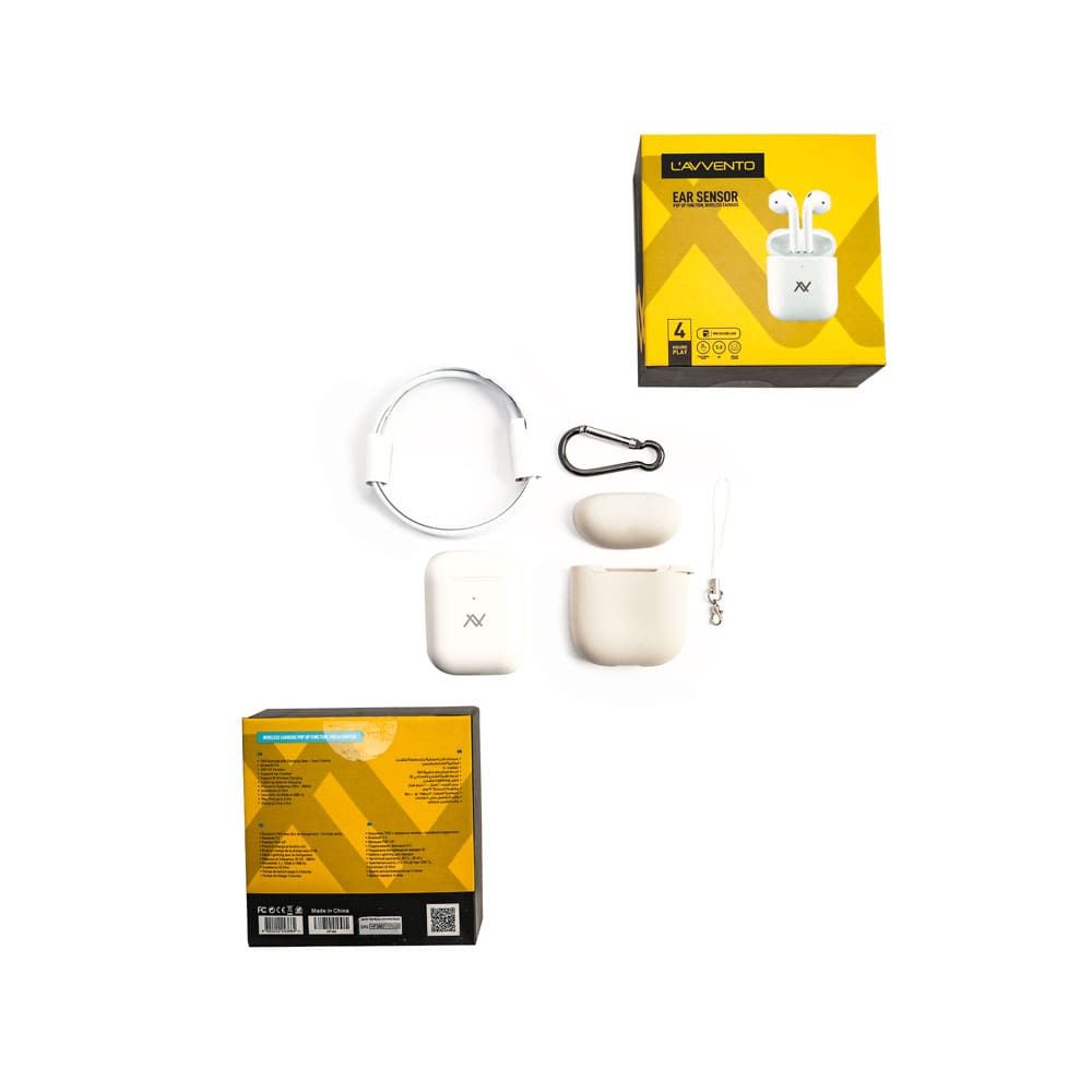 لافينتو HP366 سماعة أذن بلوتوث 5.0 مع غطاء سيليكون، تصميم أنيق واتصال مستقر، بضمان سنتين وتوصيل سريع من Cairo Drop.