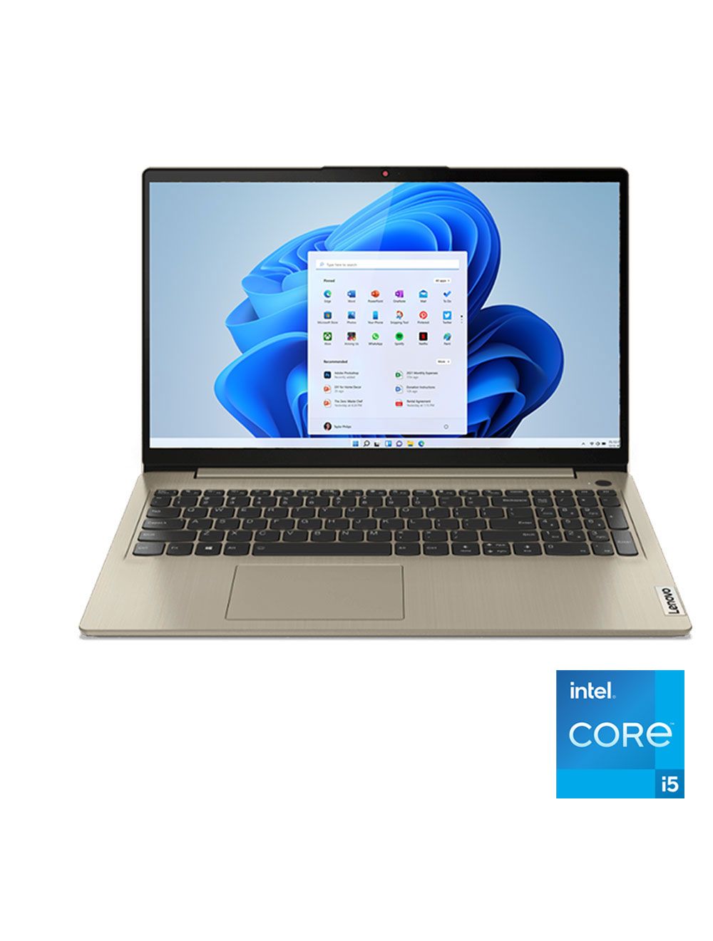 قوة لاب توب لينوفو ايديا باد 3 بمعالج i5 كارت NVIDIA MX350، للدراسة والعمل مع ضمان سنتين وتوصيل سريع | Lenovo IdeaPad 3 laptop i5 11th Gen,8GB RAM, 1TB HDD,
