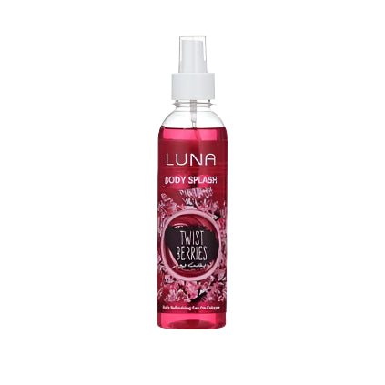لونا - بادي سبلاش تويست بيري برائحة توتية منعشة تدوم طوال اليوم | Luna Body Splash Twist Berry with a refreshing fruity scent lasting all day