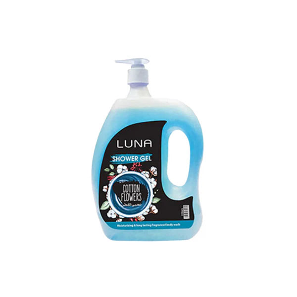 استمتع مع لتر 2-شاور جل- لونا من Cairo Drop بترطيب عميق ورائحة منعشة، Luna Body Wash 2L for lasting freshness and silky-soft skin.