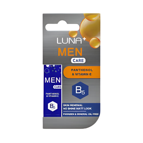 مرطب شفاه لونا lip balm يرطب ويحمي الشفاه من الجفاف بتركيبة طبيعية فعالة، يوفر ترطيبًا يدوم طويلًا لجميع أنواع البشرة – Luna lip balm for men.