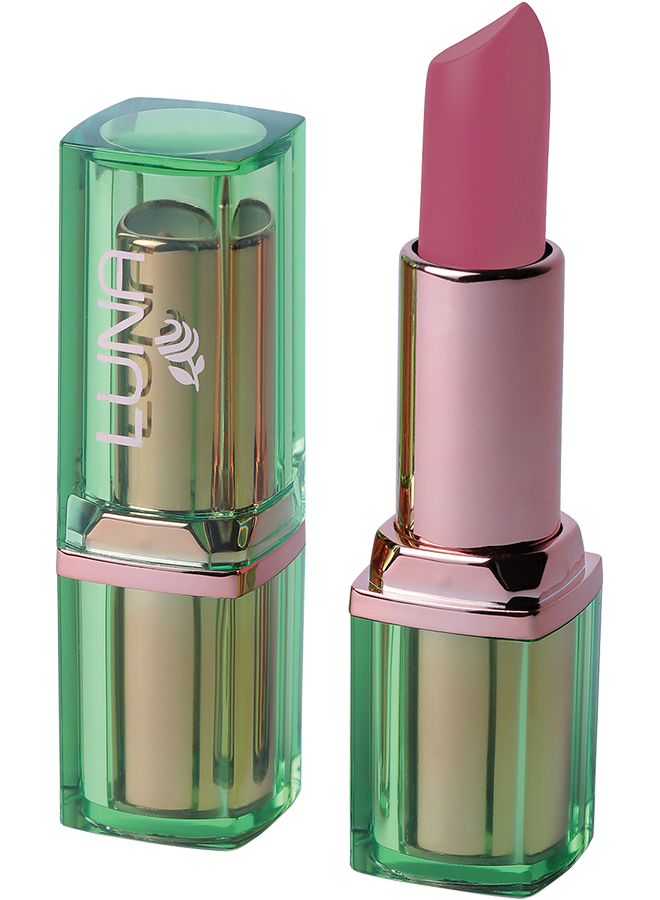 اختاري أحمر شفاه لونا مات مكياج لإطلالة أنيقة بلون غني يدوم 12 ساعة مع ترطيب مثالي من فيتاميني AوE rich color with Vitamin A,E,and natural Jojoba Oil hydration.