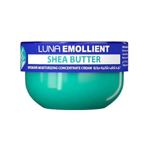 زبدة الشيا لونا سوبر إمولينت 60جم كريم Emollient غني لترطيب البشرة الجافة وإعادة نعومتهاthat deeply hydrates dry skin,restoring softness and flexibility all day