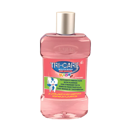 غسول الفم للأطفال لونا تري كير يمنح حماية من التسوس بفضل الفلورايدremoves food particles, and supports strong, healthy teeth for daily gentle care.