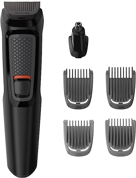 Philips Multigroom 6 in 1 shaver for men, black - MG3710