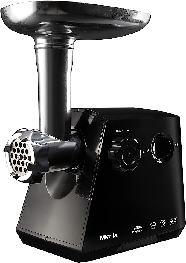 Mienta - meat mincer- mm51138a - 1800w - black