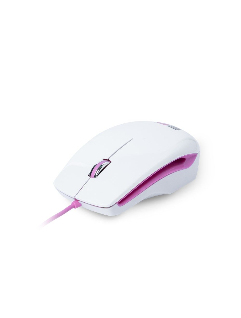 2B (MO16W) Optical wired mouse Piano finishing - Pink * White