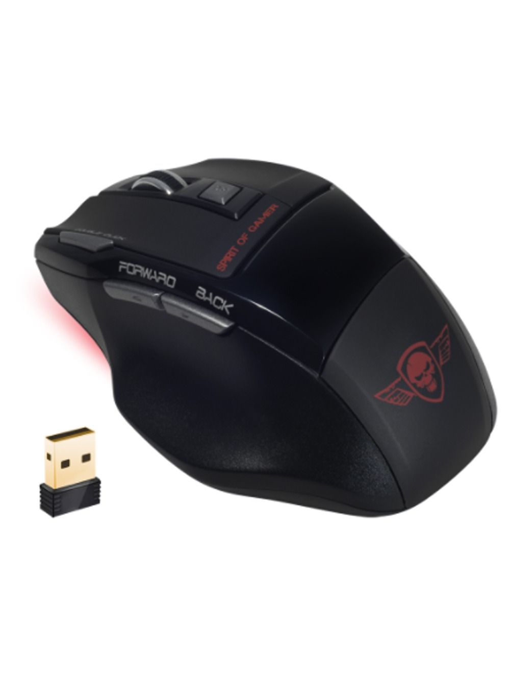 Spirit of Gamer PRO-M9 Wireless Gaming Mouse - Black