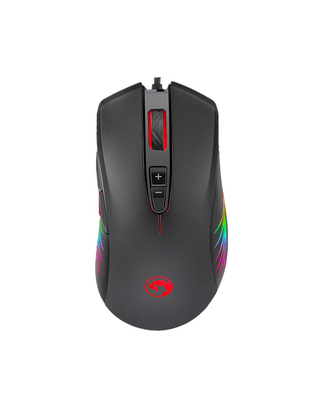 Marvo Gaming Mouse M519 With RGB Lighting 12000 DPI Optical Sensor With 7 Lighting Modes Up to1000Hz - Black