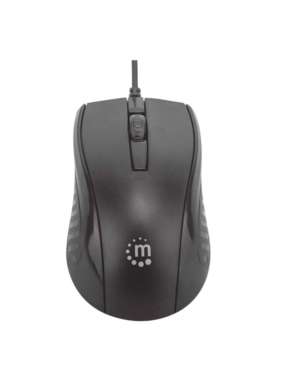 Manhattan MO717 Wired Optical Mouse USB - 179331 - Black