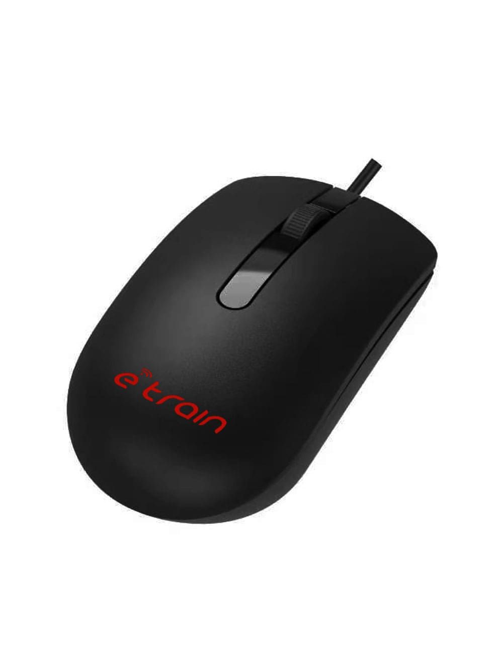 E-Train Wired Mouse - Black