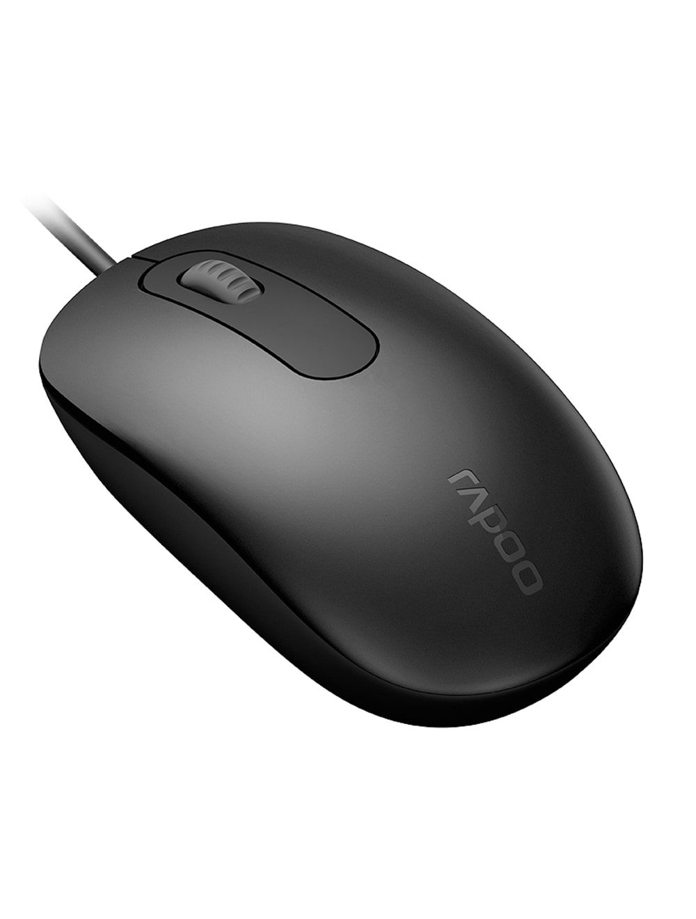 Rapoo N200 Wired Optical Mouse - Black