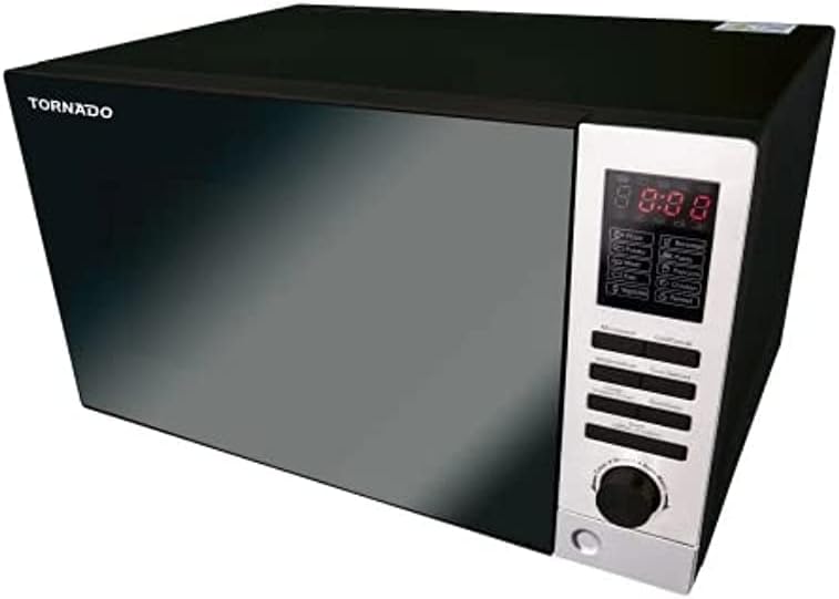 TORNADO Microwave Grill 25 Liter 900 Watt 10 Menus Black MOM-C25BBE-BK