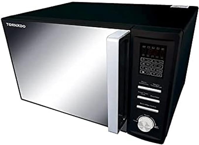 TORNADO Microwave Grill 36 Liter 1000 Watt 8 Menus Black MOM-C36BBE-BK