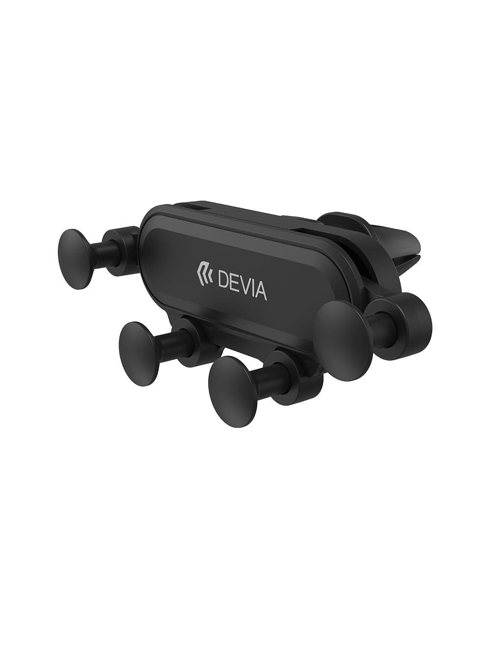 Devia Car Holder made of ABS, weighing 39 grams, size 11.5 * 14.5 mm - Black