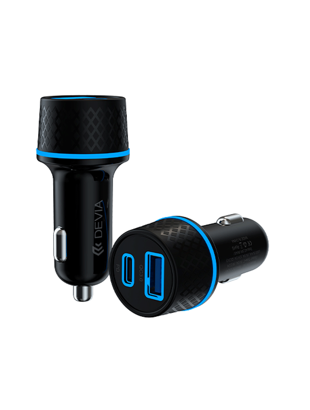 Devia PD Car Charger 52.5W Extreme speed series PD 30W & QC full compatible MP417