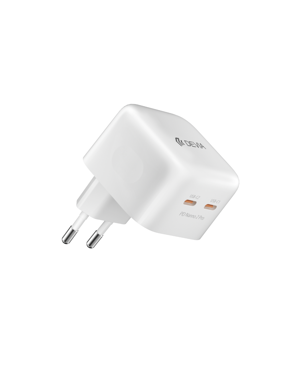 Devia Extreme Speed Series PD 45W 2C Quick Charger EU - White