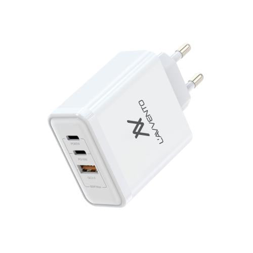 L'AVVENTO (MP367) Fast Charger 65W Dual PD / QC3 - White