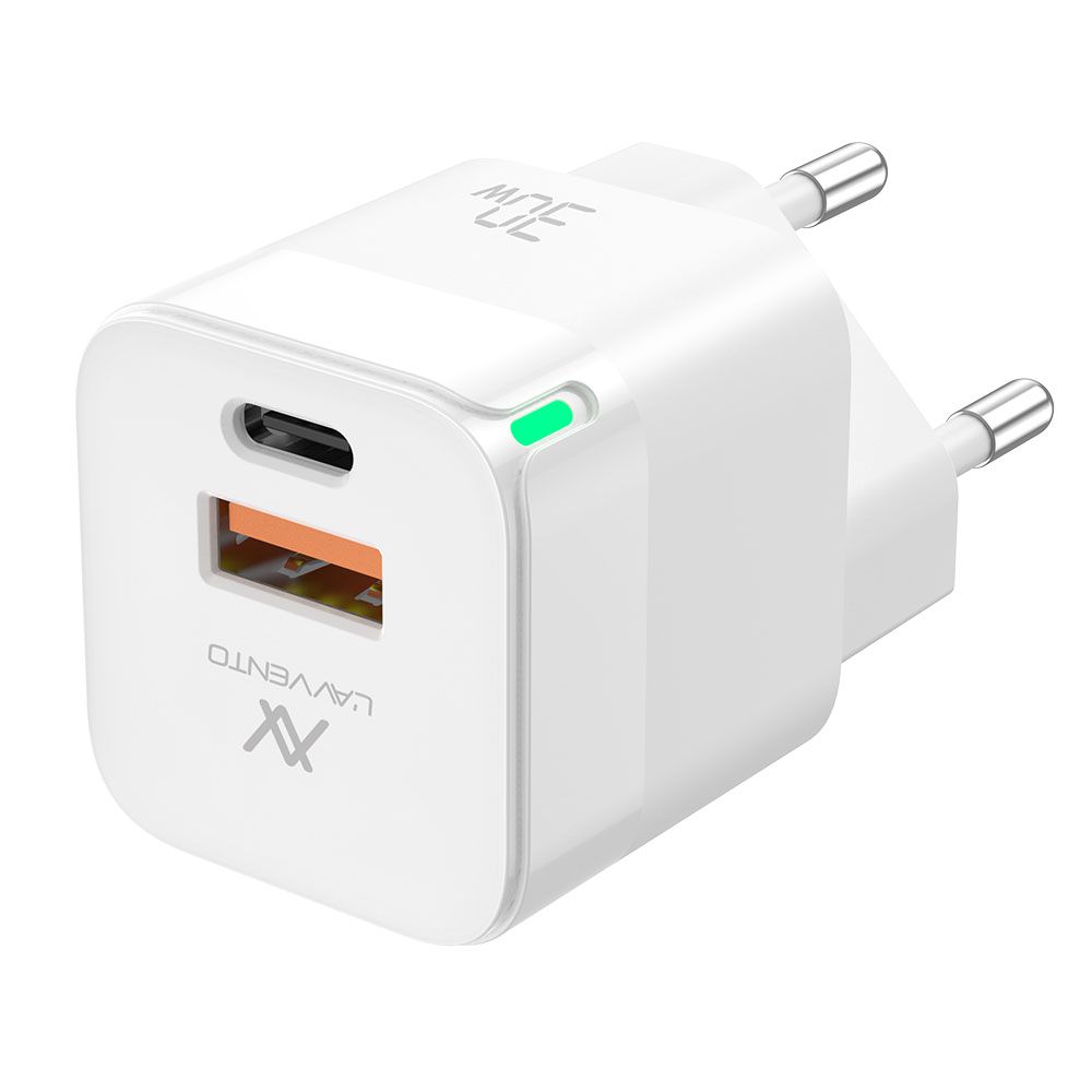 L'AVVENTO MP377 Charger White ليفينتو شاحن حائط ابيض 