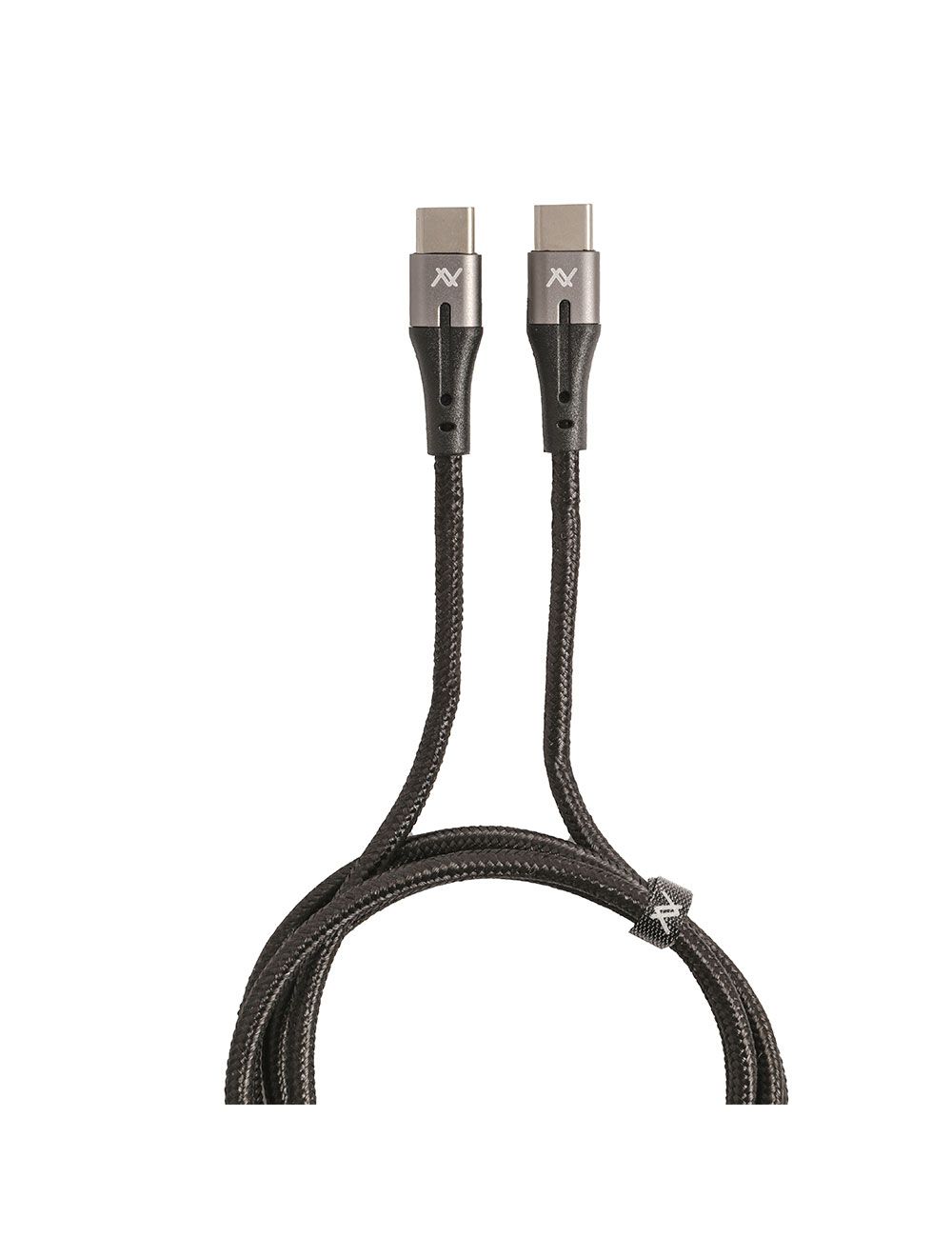 لافينتو MP474 كابل تايب سي 100 واط سريع ومتين بضمان سنتين. L'avento MP474 Type-C 100W fast charging cable with 2 years warranty.