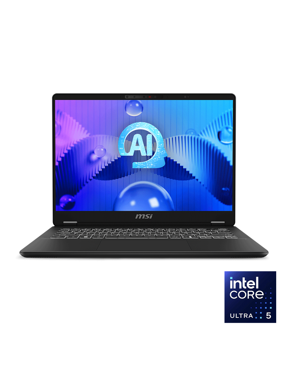 اكتشف أداء متطور مع لاب msi Prestige 14 AI EVO C1MG بمعالج Intel Ultra 5، رام 16GB، تخزين 512GB SSD، شاشة 14FHD، جرافيك Intel Arc، ويندوز 11، وضمان سنة.