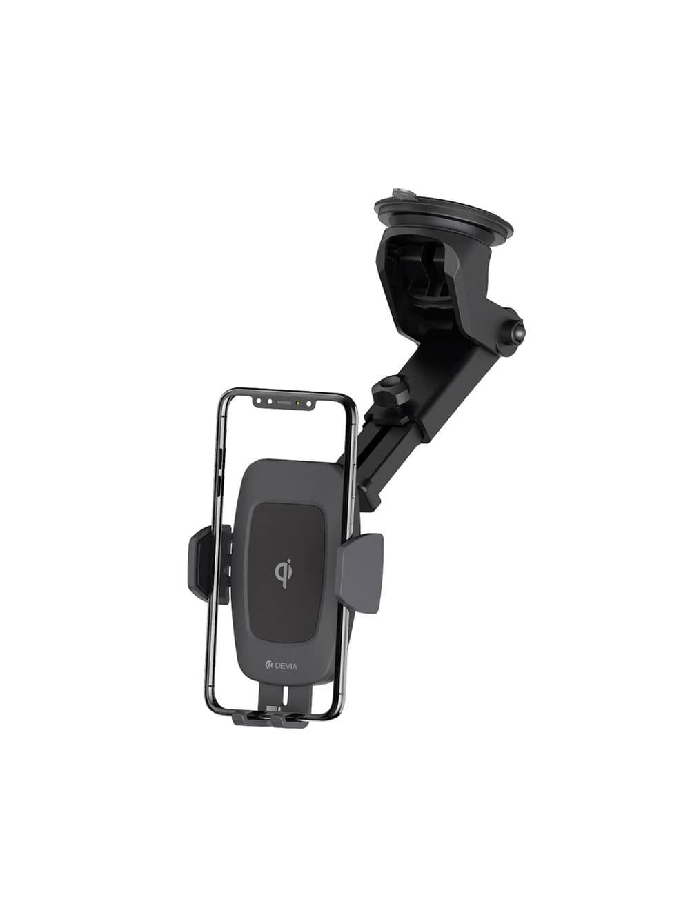 حامل للموبايل ديفيا EA195 بشحن لاسلكي مغناطيسي سريع للسيارة - Devia EA195 Magnetic Wireless Car Charger Mount with 1-Year Warranty.