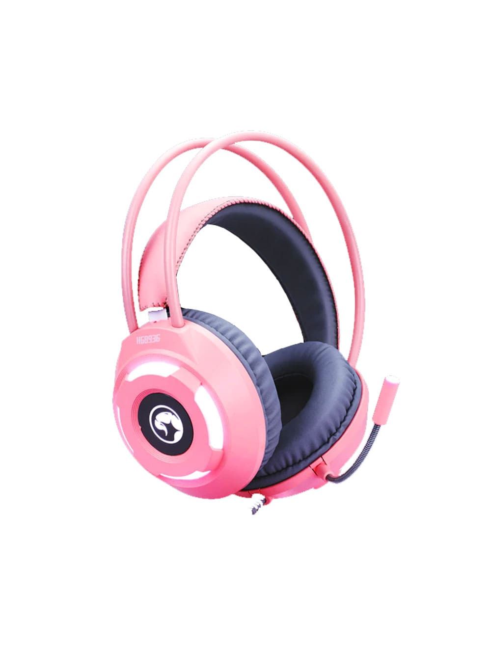 مارفو سماعة ألعاب وردية بإضاءة بيضاء وصوت محيطي مميز مع ميكروفون واضح وضمان سنة من Cairo Drop.
Marvo pink headset with white light & stereo sound.