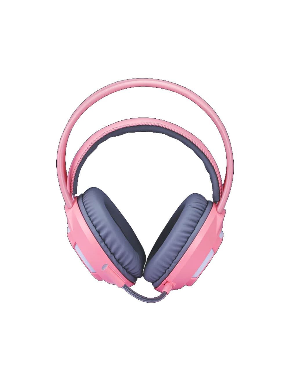 مارفو سماعة ألعاب وردية بإضاءة بيضاء وصوت محيطي مميز مع ميكروفون واضح وضمان سنة من Cairo Drop.
Marvo pink headset with white light & stereo sound.
