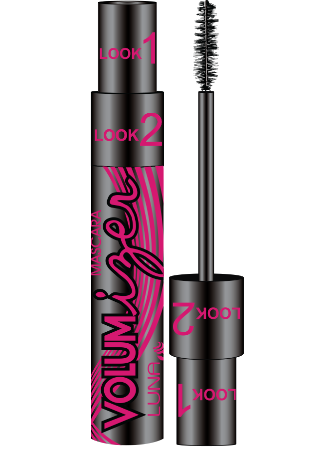 Luna Volumizer Mascara Steps Black