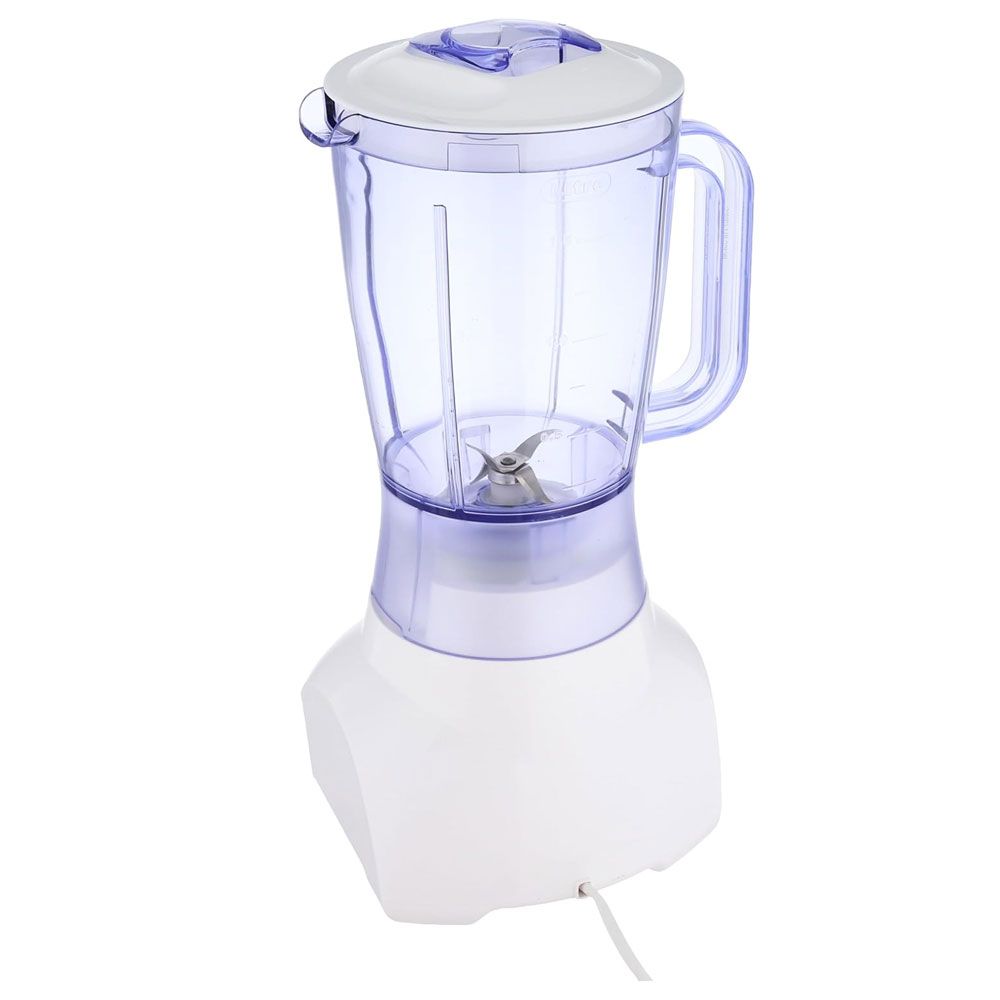 خلاط ميانتا 500 وات سعة 1.5 لتر أبيض مع ضمان، Mianta Blender 500W 1.5L White Model BL1251A.