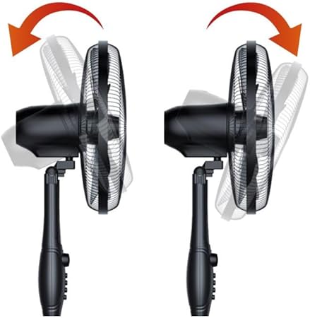 ميانتا مروحة ستاند 18 بوصة - 5 ريشة بلاستيك - 3 سرعات - تصميم عملي - ضمان سنتين - Mienta Stand Fan 18 inch, 5 blades, 3 speeds, 2 years warranty.