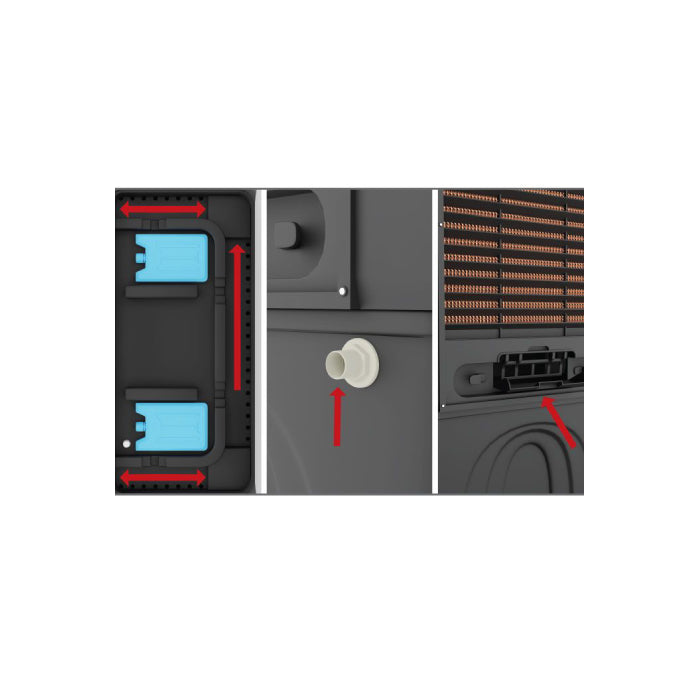 استمتع بتبريد فعال مع  3 سرعات، تصميم سهل النقل، تبريد وتنقية هواء، ضمان سنتين وتوصيل من Cairo Drop.Mienta Air Cooler 75L, 3 speeds fast delivery by Cairo Drop.