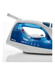 مكواة بخار ميانتا 2400 واط SI181109A تمنحك كي مثالي سريع مع قاعدة سيراميك مقاومة للالتصاق وضمان من Cairo Drop – Mienta Steam Iron 2400W SI181109A.