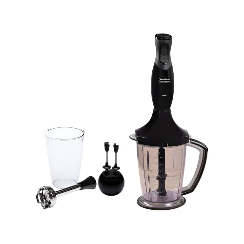خلاط مولينكس اوبتيبلند 1.5 لتر، 1000 وات، أسود DD1748EG1، قوة وأناقة في جهاز واحد – Moulinex OptiBlend Hand Blender 1000W powerful & stylish.
