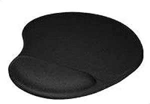 Black Mouse Pad with Gel Wrist Support