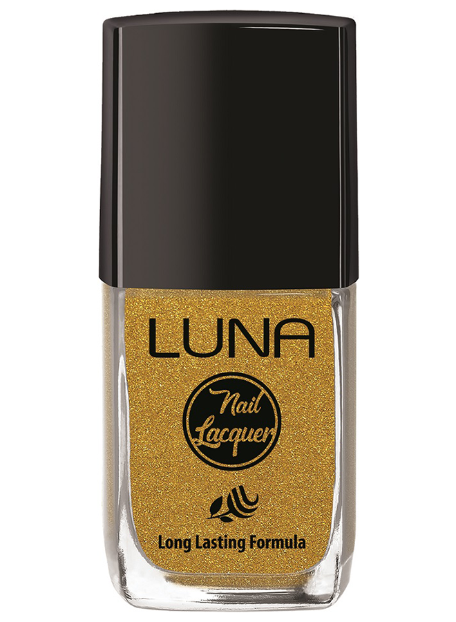 طلاء أظافر لونا 10 مل يمنحك لون غني يدوم طويلًا ولمعان مثالي، Luna Nail Polish 10ml offers long-lasting shine and safe nail care.