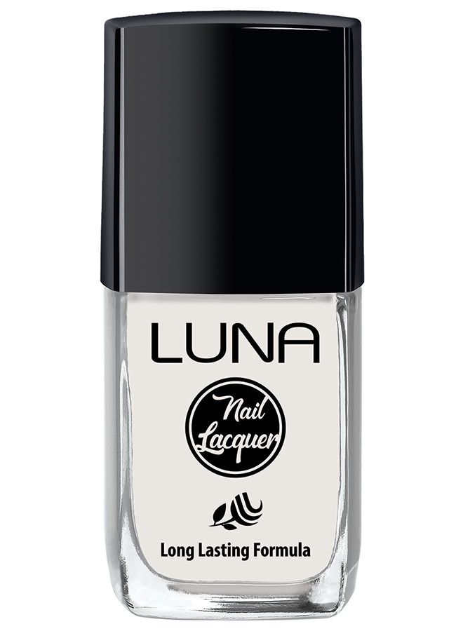 طلاء أظافر لونا 10 مل يمنحك لون غني يدوم طويلًا ولمعان مثالي، Luna Nail Polish 10ml offers long-lasting shine and safe nail care.