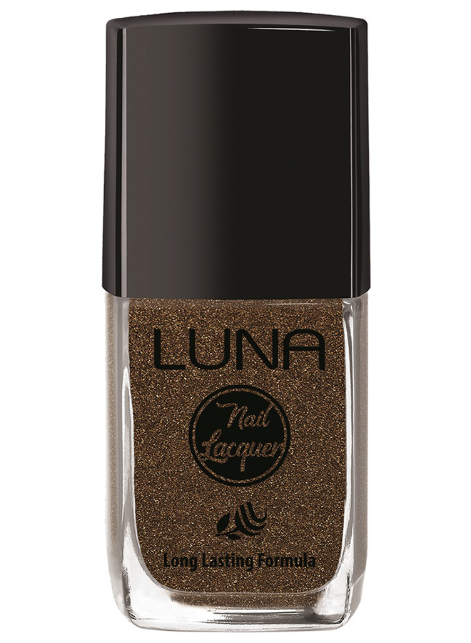 طلاء أظافر لونا 10 مل يمنحك لون غني يدوم طويلًا ولمعان مثالي، Luna Nail Polish 10ml offers long-lasting shine and safe nail care.