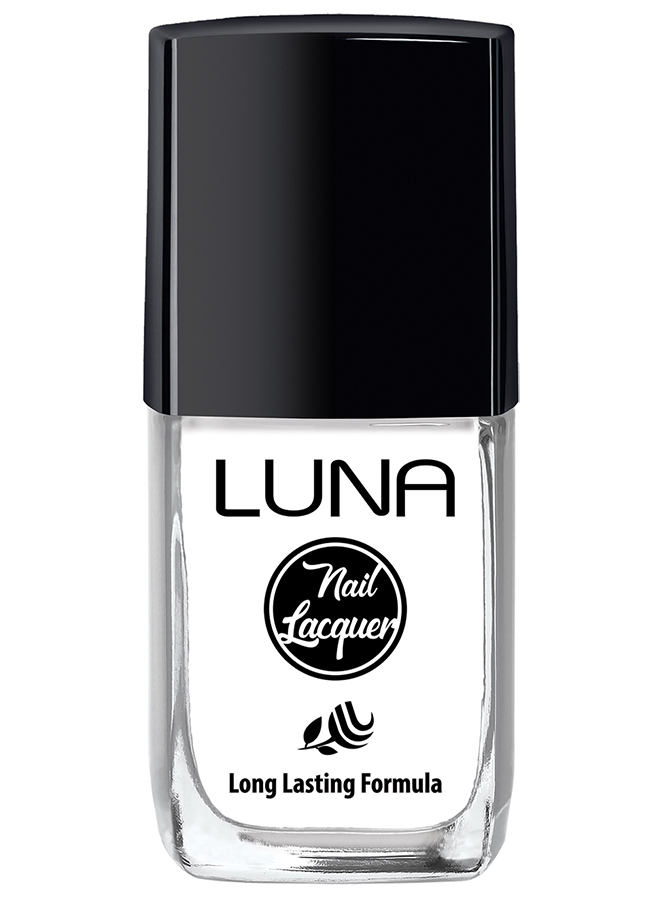 طلاء أظافر لونا 10 مل يمنحك لون غني يدوم طويلًا ولمعان مثالي، Luna Nail Polish 10ml offers long-lasting shine and safe nail care.