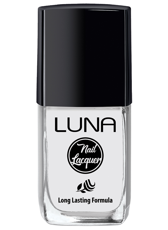 طلاء أظافر لونا 10 مل يمنحك لون غني يدوم طويلًا ولمعان مثالي، Luna Nail Polish 10ml offers long-lasting shine and safe nail care.