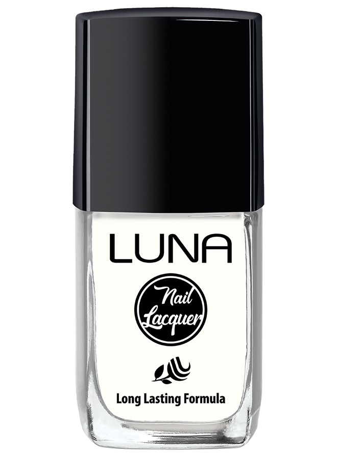 طلاء أظافر لونا 10 مل يمنحك لون غني يدوم طويلًا ولمعان مثالي، Luna Nail Polish 10ml offers long-lasting shine and safe nail care.
