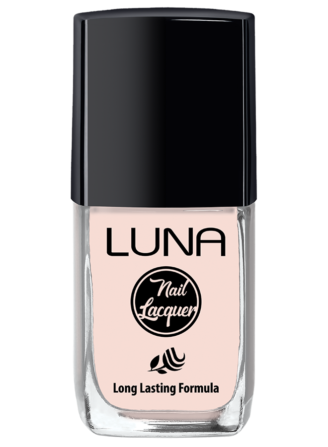 طلاء أظافر لونا 10 مل يمنحك لون غني يدوم طويلًا ولمعان مثالي، Luna Nail Polish 10ml offers long-lasting shine and safe nail care.