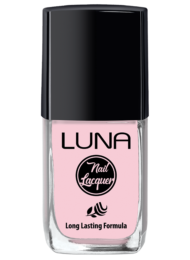 طلاء أظافر لونا 10 مل يمنحك لون غني يدوم طويلًا ولمعان مثالي، Luna Nail Polish 10ml offers long-lasting shine and safe nail care.