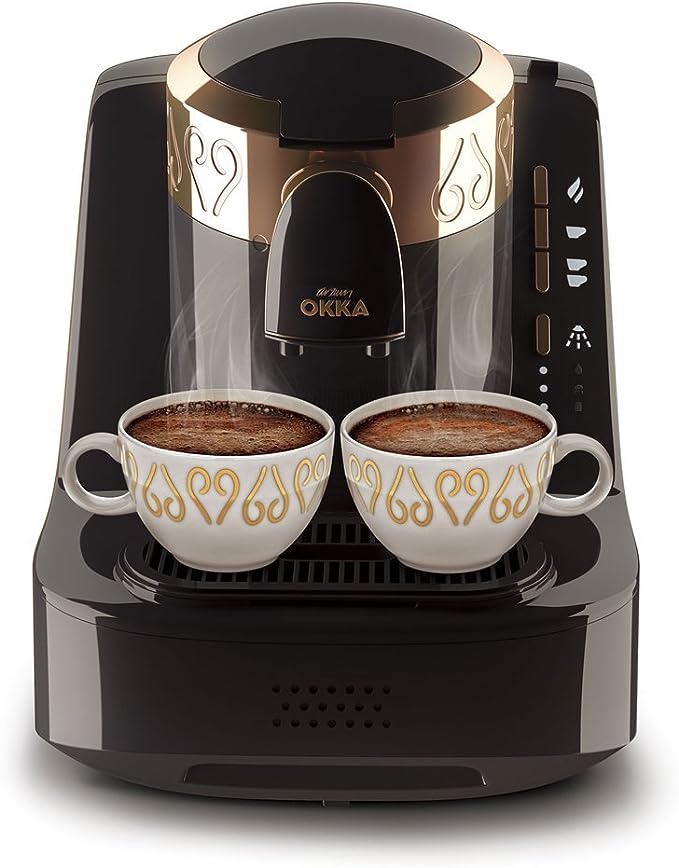 Arzum Okka - Turkish Coffee Machine with Wash - Black/Copper - OK001