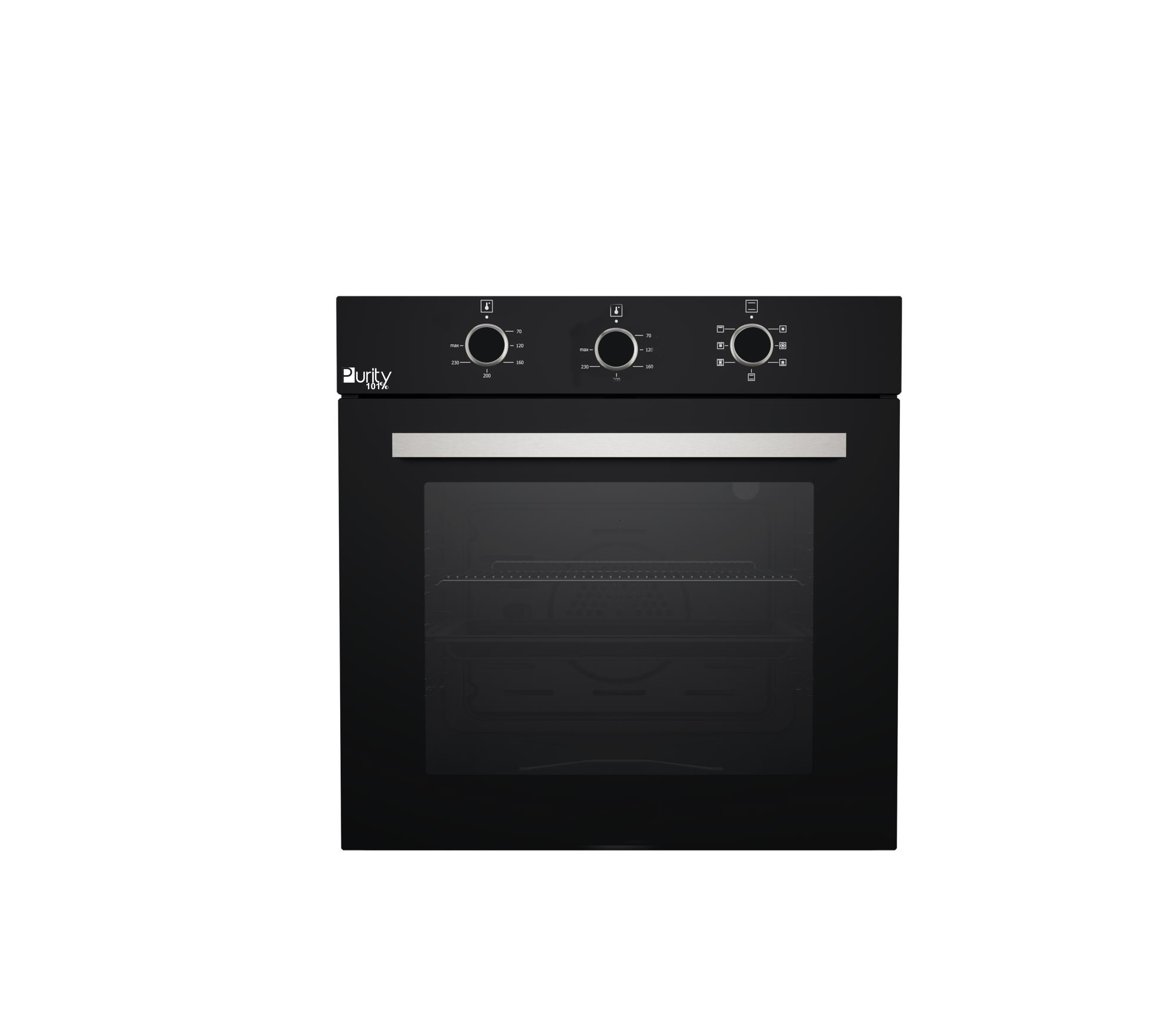 Purity’s XXL built-in oven OPT602GG – Gas Built-in Oven With Gas Grill 60 cm / 65 L