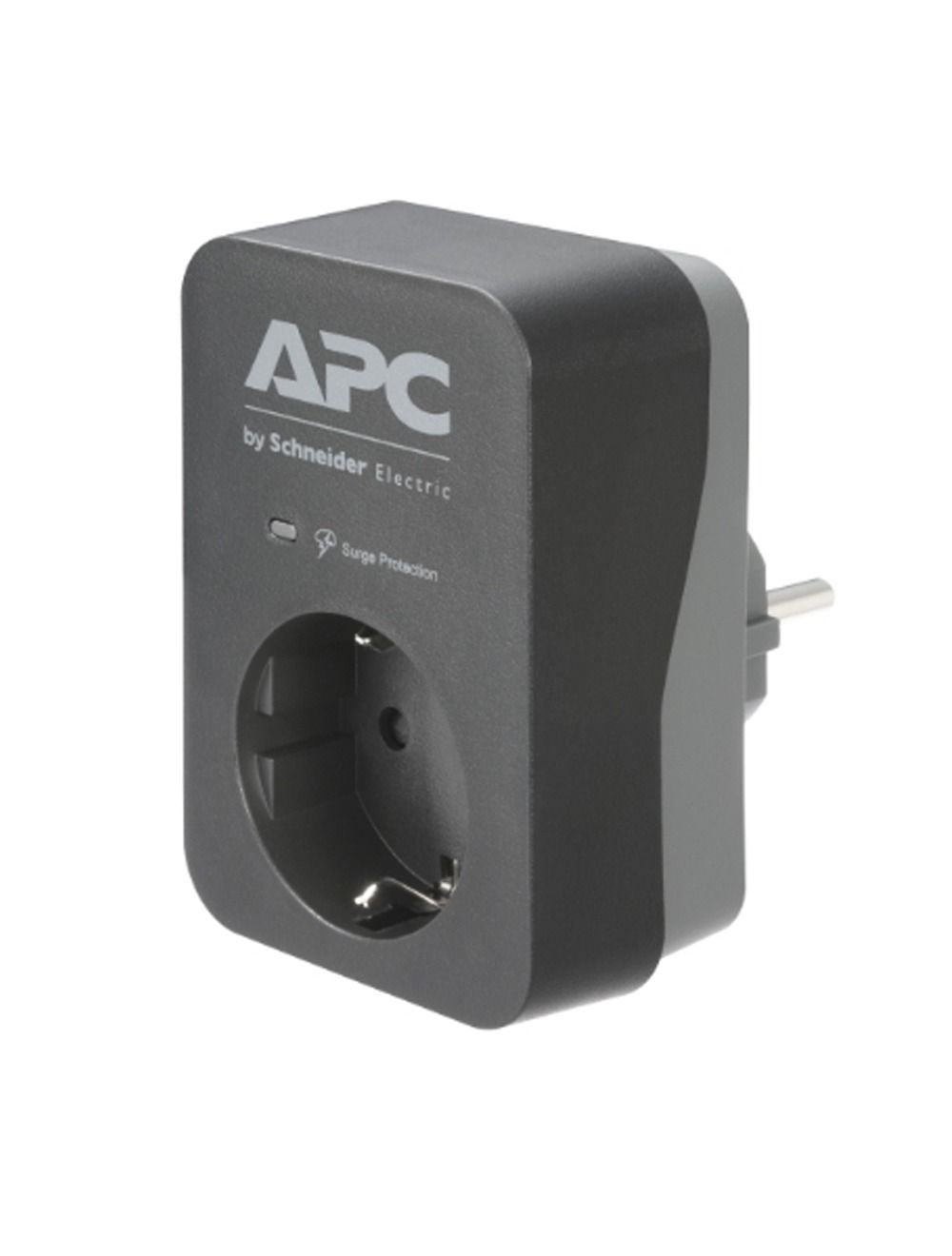 APC Essential SurgeArrest 1 Outlet 230V Germany - PME1WB-GR - Black