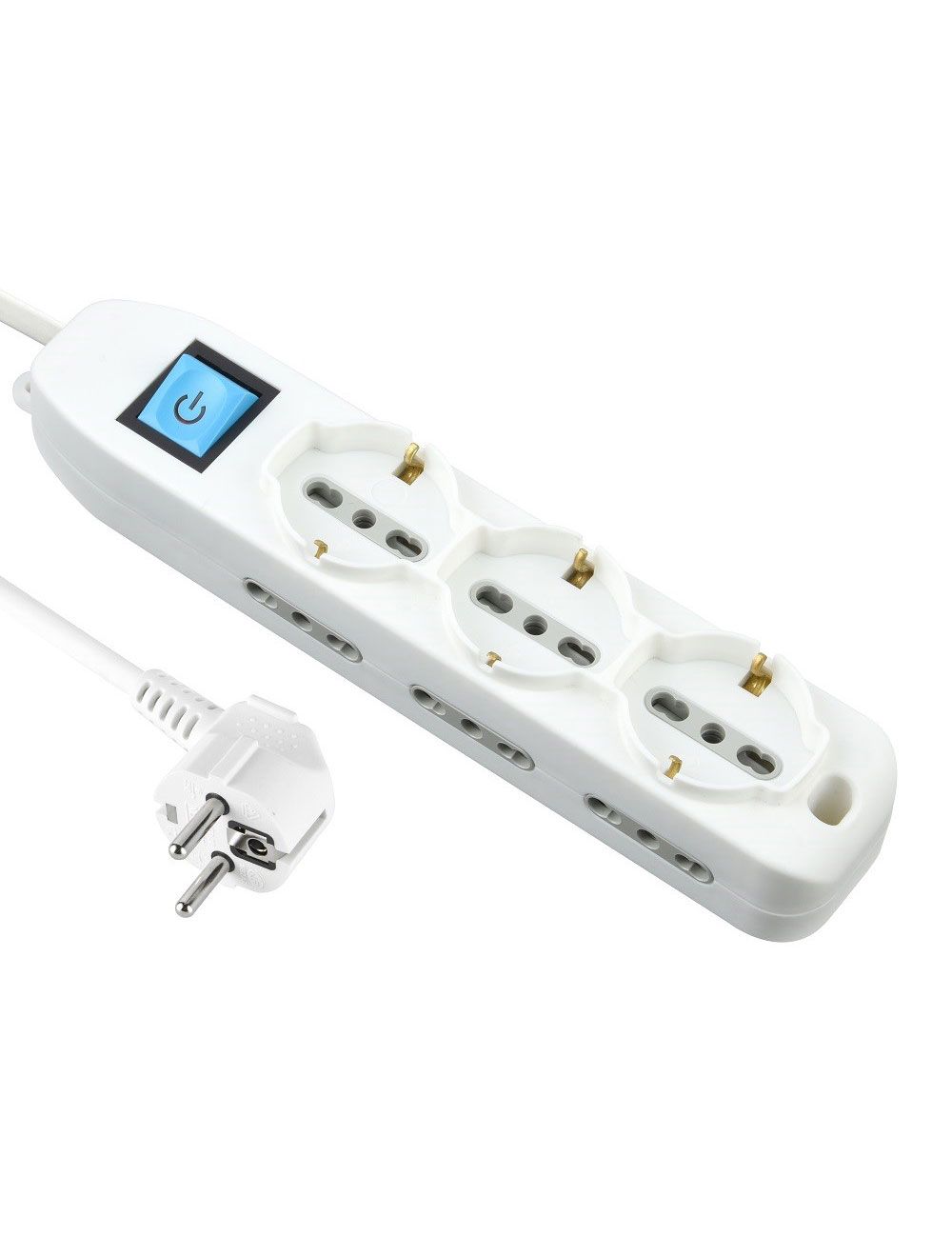 I lock Power Strip 9 Outlets with Switch 16 A - White PS082