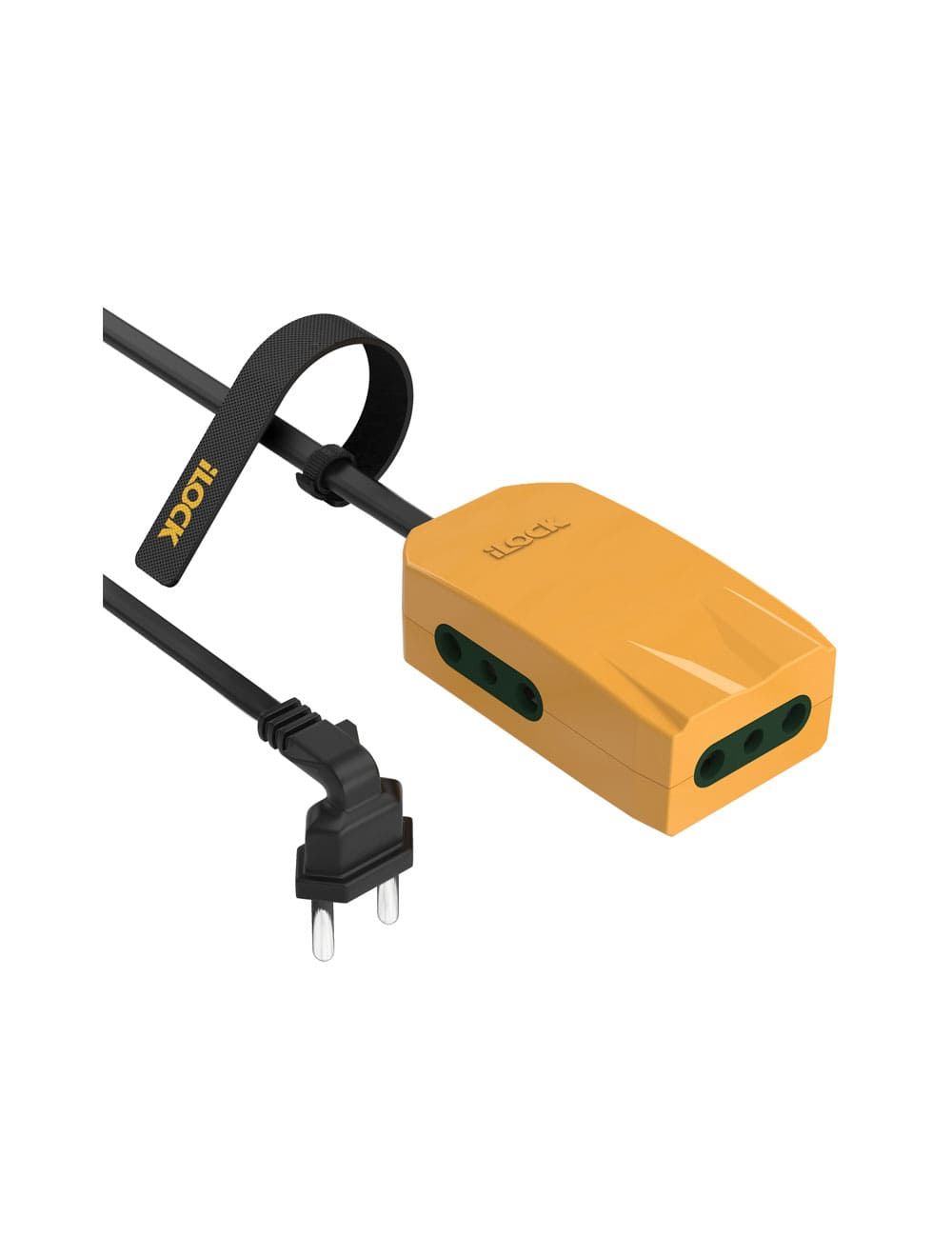 I Lock Mini Power Strip 3 Outlets 1.5M - Yellow PS102