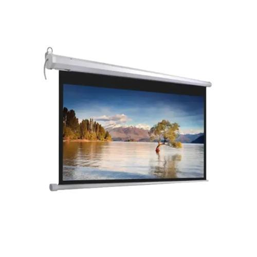 MOTORIZED PROJECTION SCREEN ELECTRIC ROLL UP PROJECTOR SCREEN WITH REMOTE 300 X 300 CM
